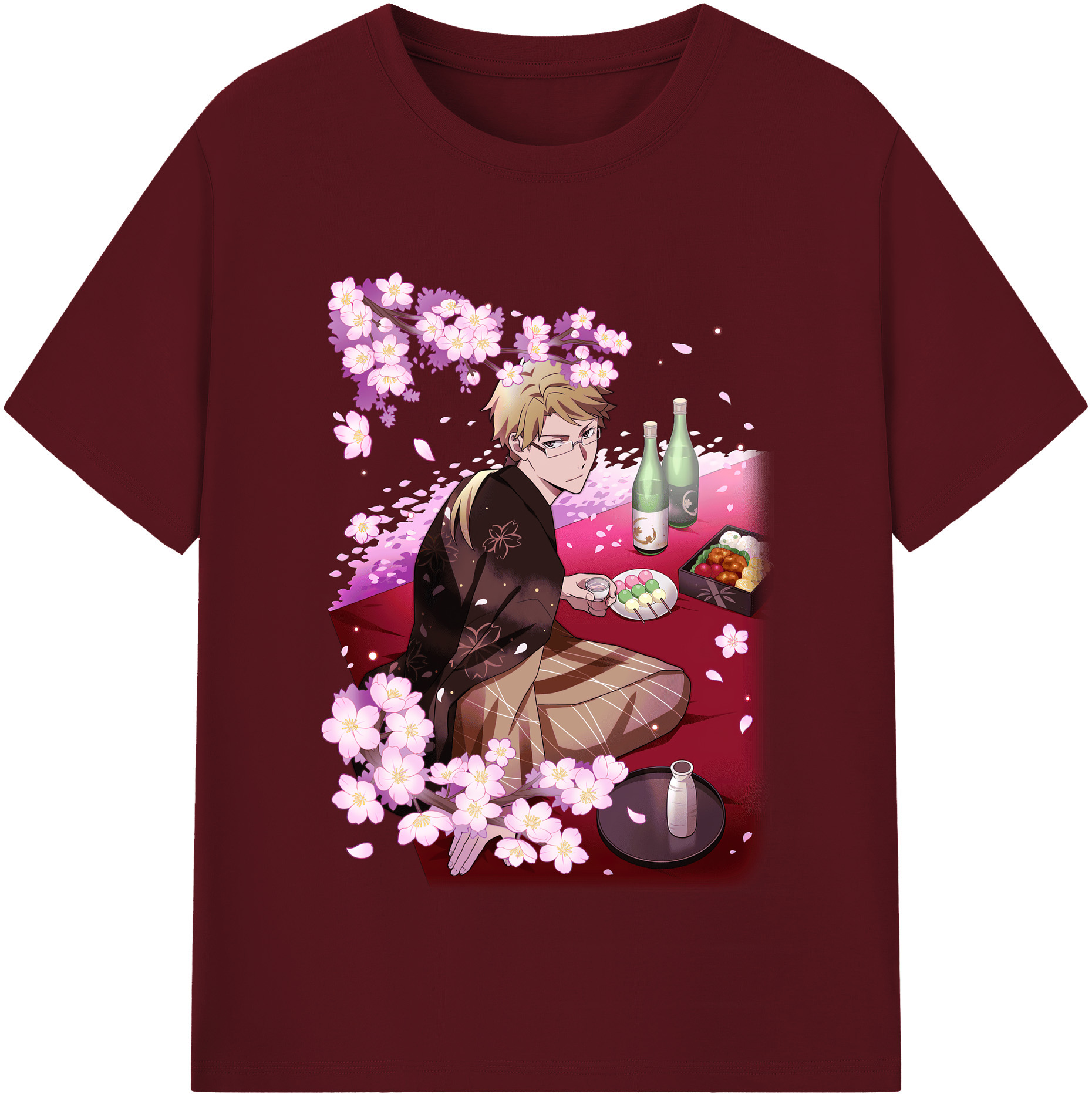（画像用） 文豪ストレイドッグス Bungo Stray Dogs 綿100％半袖Tシャツ（フロントプリント）